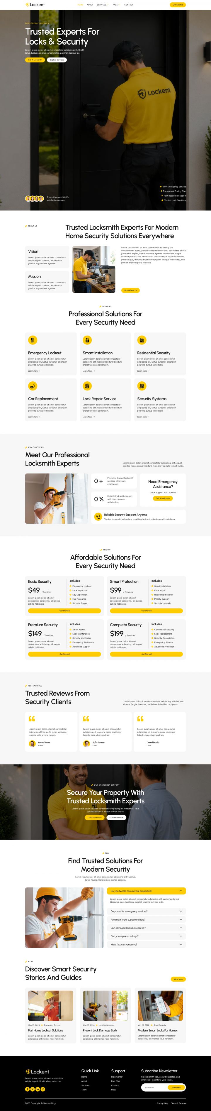 Шаблон ThemeForest Lockent WordPress шаблон ThemeForest Lockent