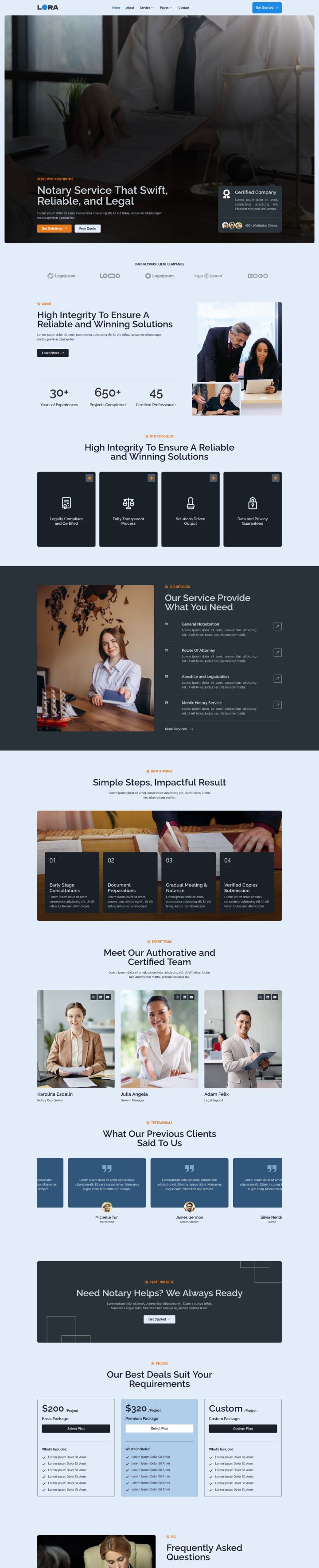 WordPress шаблон ThemeForest Lora