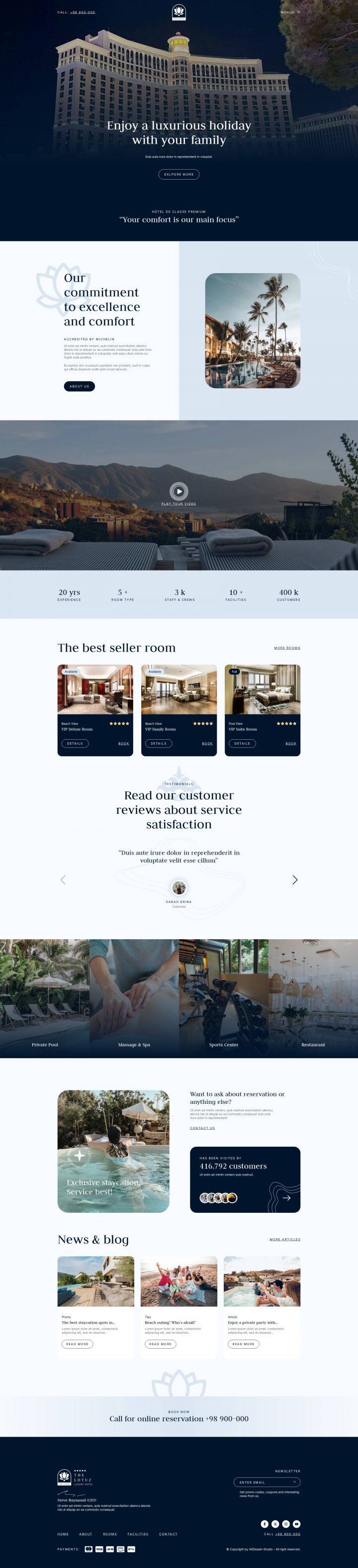 WordPress шаблон ThemeForest Lotuz