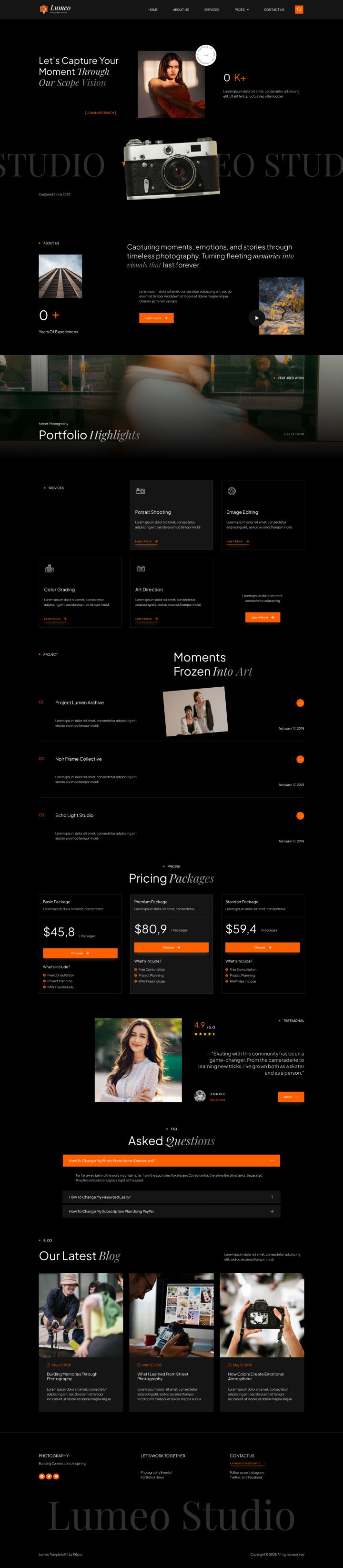 WordPress шаблон ThemeForest Lumeo