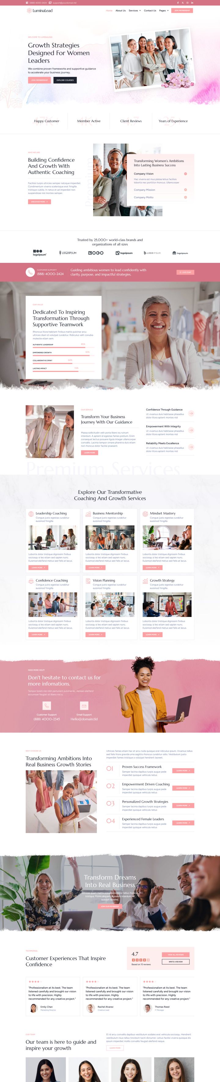 Шаблон ThemeForest LuminaLead WordPress шаблон ThemeForest LuminaLead
