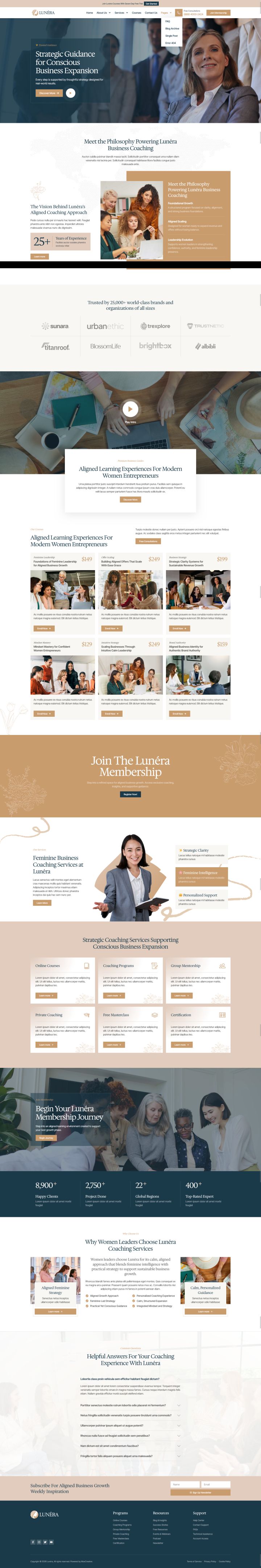 WordPress шаблон ThemeForest Lunera