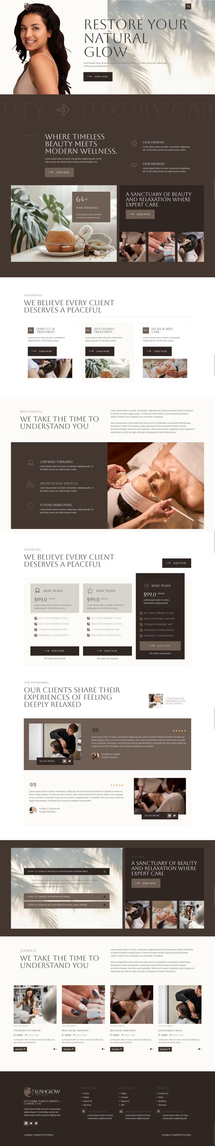 WordPress шаблон ThemeForest Lushglow