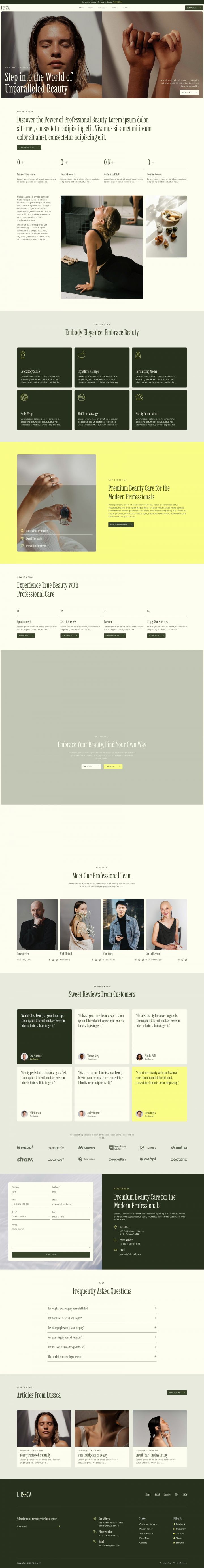 WordPress шаблон ThemeForest Lussca