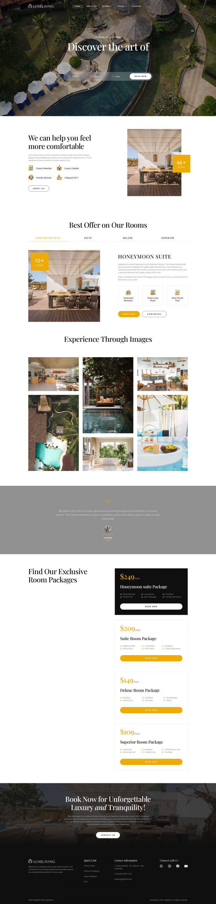 WordPress шаблон ThemeForest Luxeliving