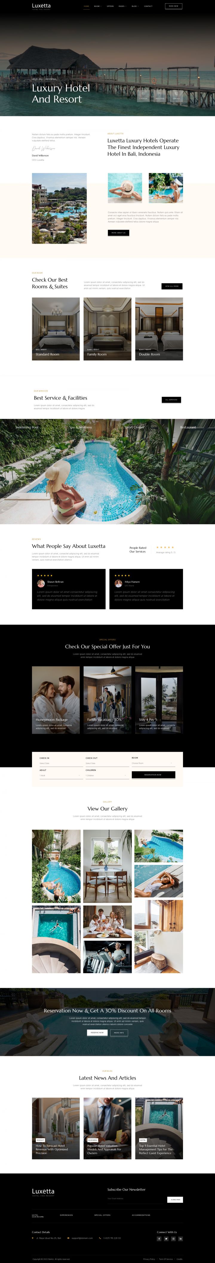 WordPress шаблон ThemeForest Luxetta