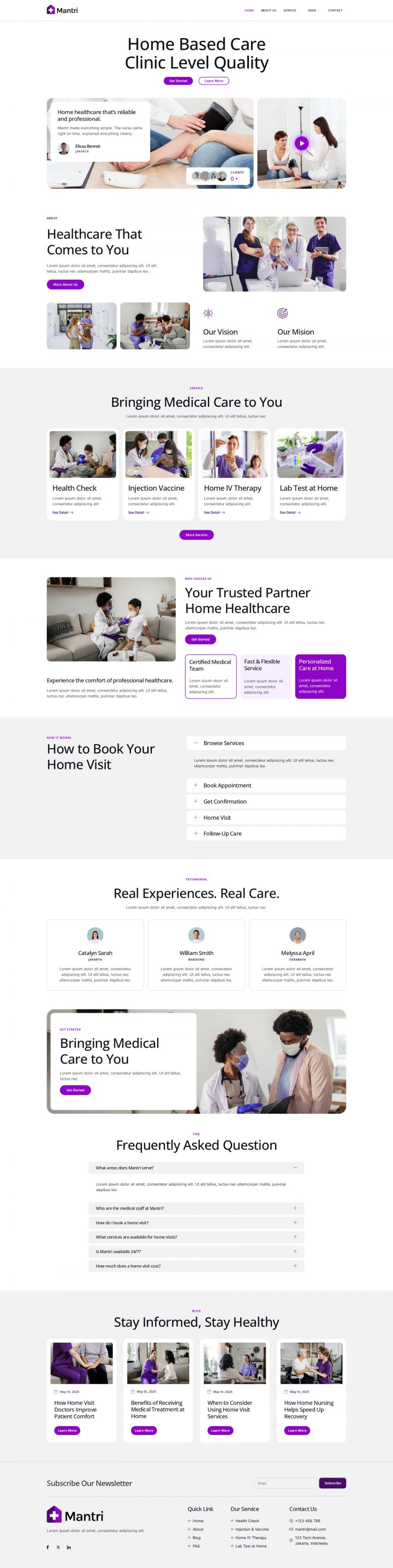 WordPress шаблон ThemeForest Mantri