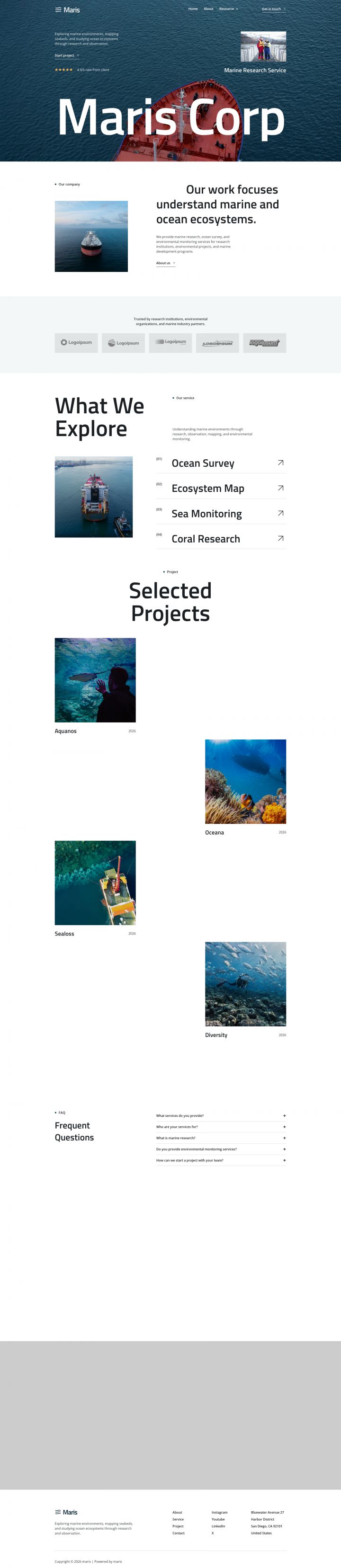 WordPress шаблон ThemeForest Maris