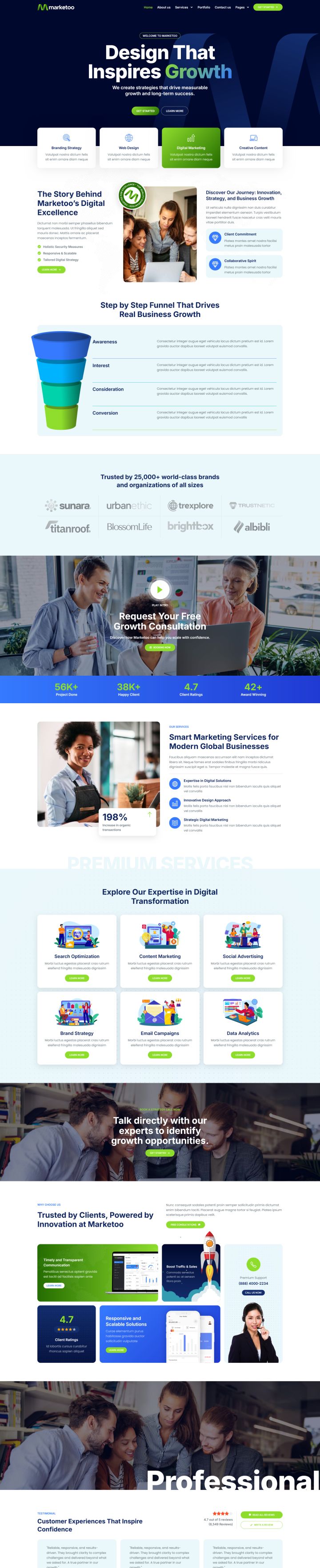 WordPress шаблон ThemeForest Marketoo