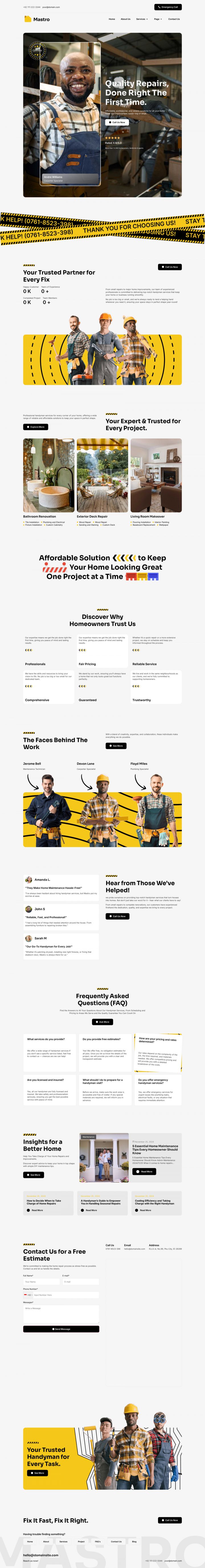 WordPress шаблон ThemeForest Mastro