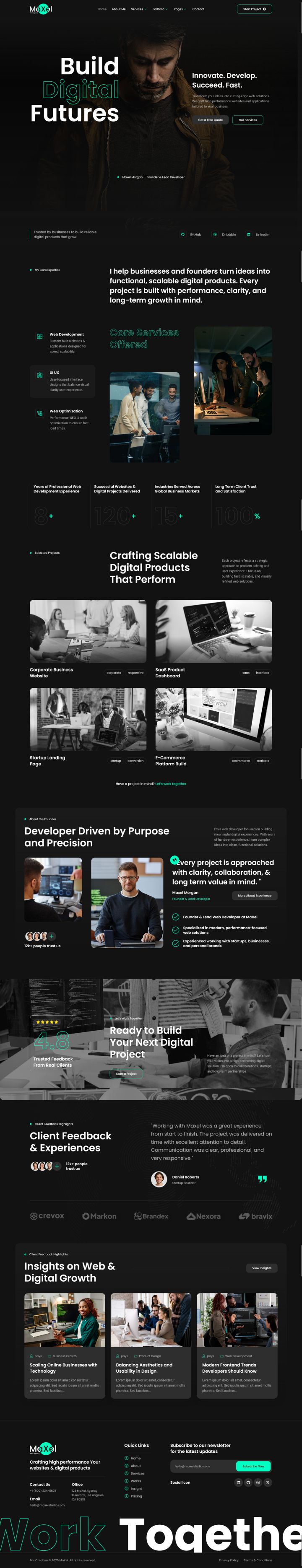 WordPress шаблон ThemeForest MaXel