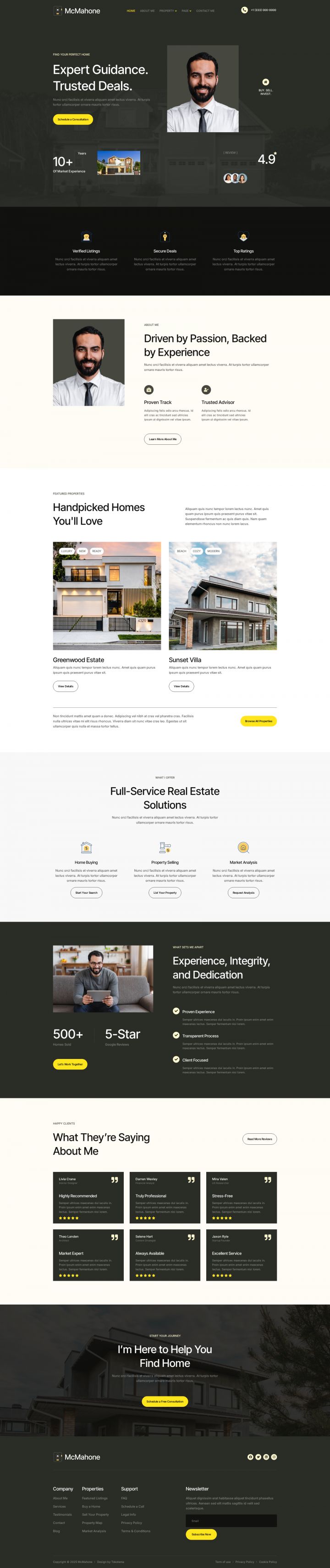 WordPress шаблон ThemeForest McMahone