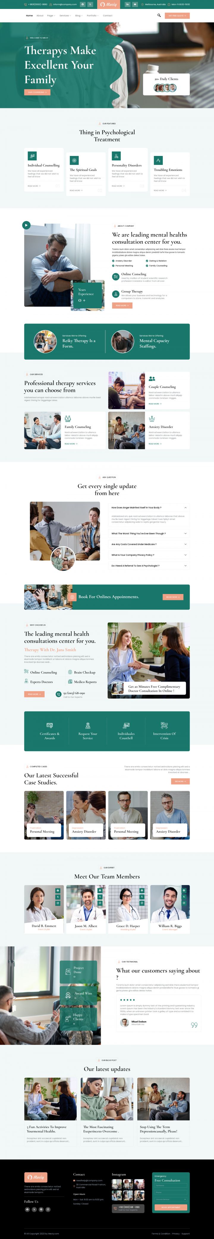 WordPress шаблон ThemeForest Meciy