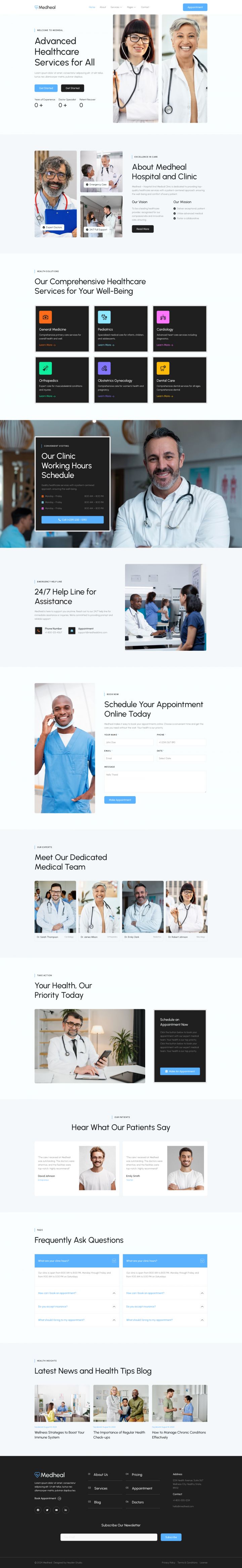 Шаблон ThemeForest Medheal WordPress шаблон ThemeForest Medheal