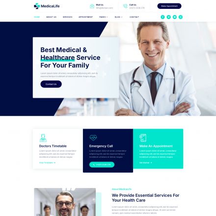 ThemeForest MedicaLife