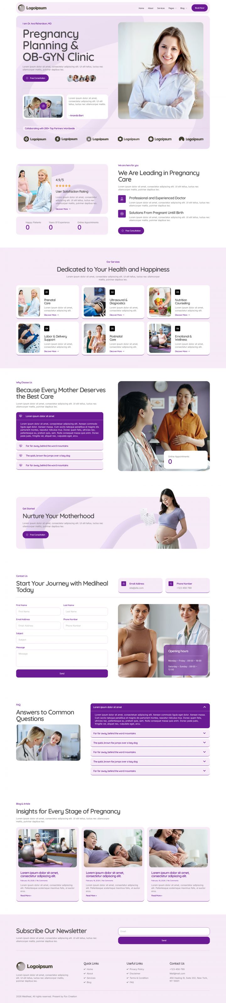 WordPress шаблон ThemeForest Mediheal