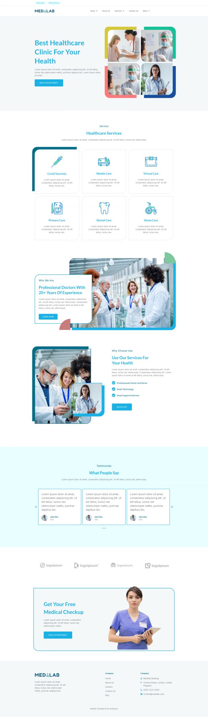 WordPress шаблон ThemeForest Medilab