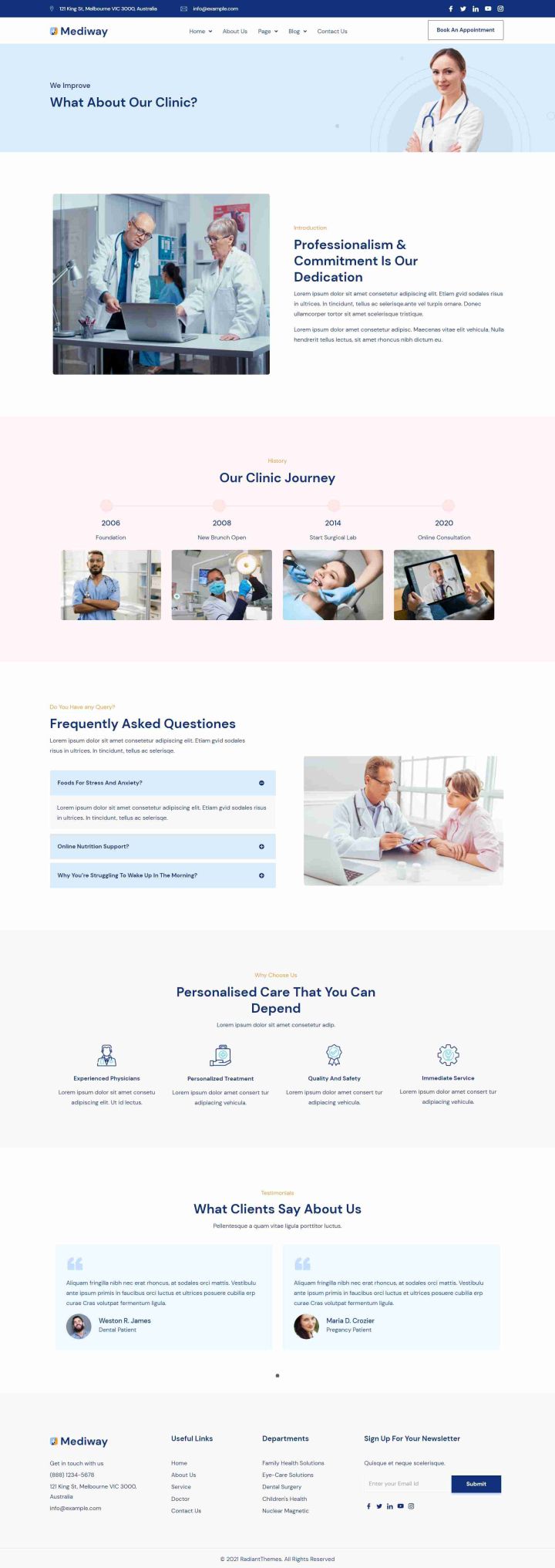 WordPress шаблон ThemeForest Mediway