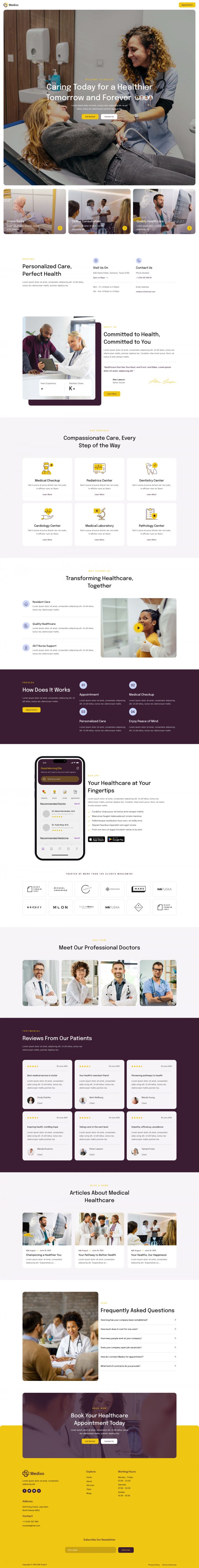 WordPress шаблон ThemeForest Medixo