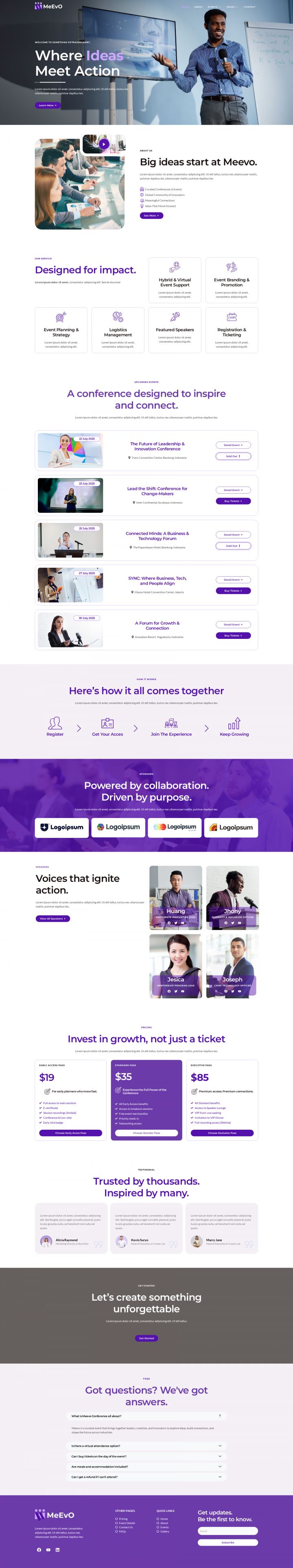 WordPress шаблон ThemeForest Meevo