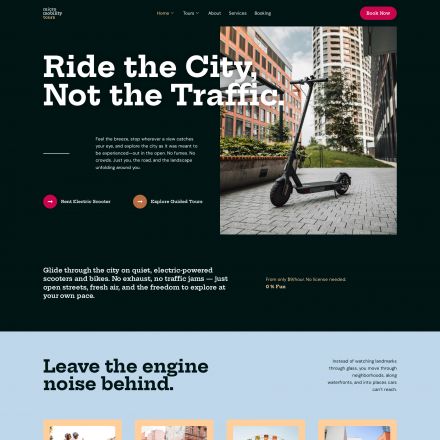 ThemeForest Micromobility Tours