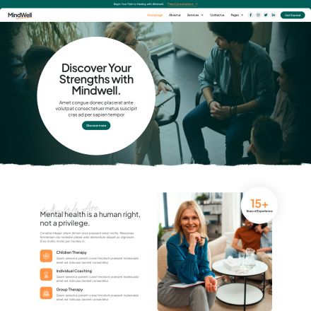 ThemeForest MindWell