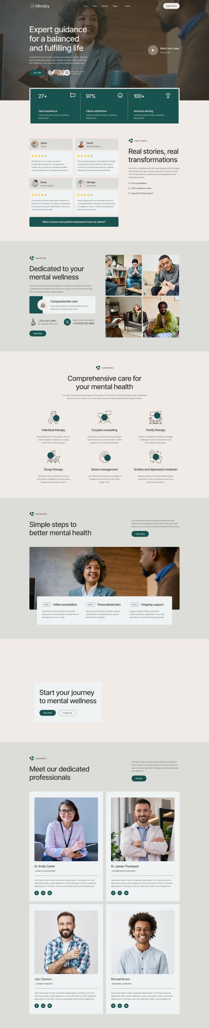 WordPress шаблон ThemeForest Mindzy