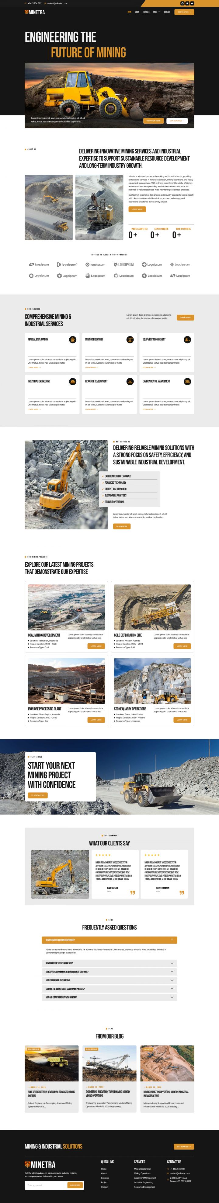 WordPress шаблон ThemeForest Minetra