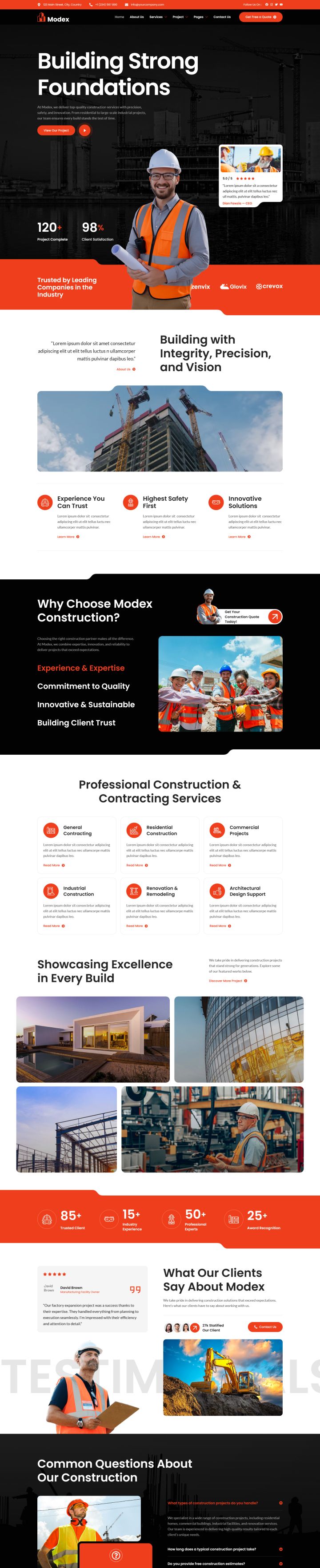 WordPress шаблон ThemeForest Modex