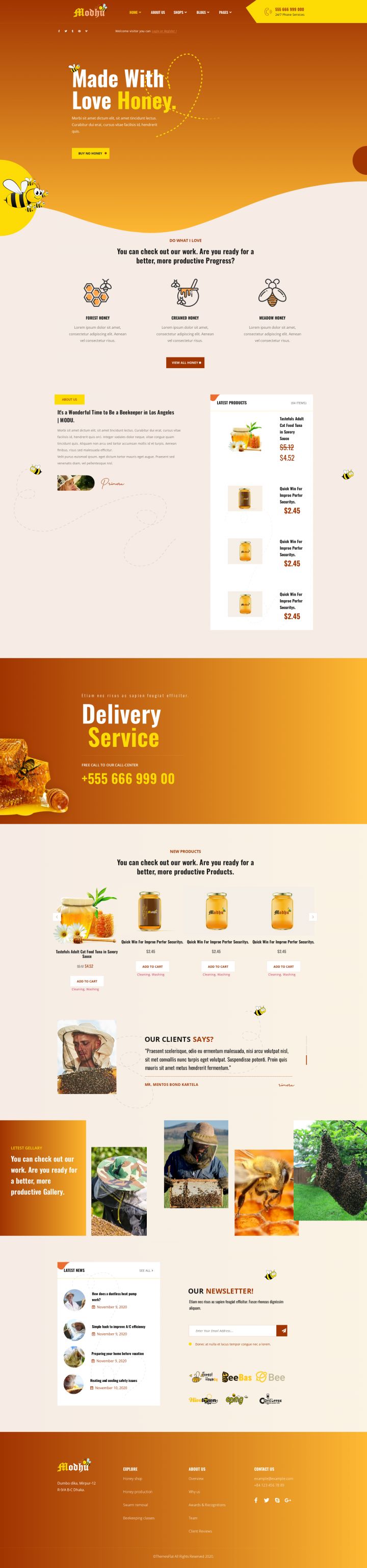 WordPress шаблон ThemeForest Modhu