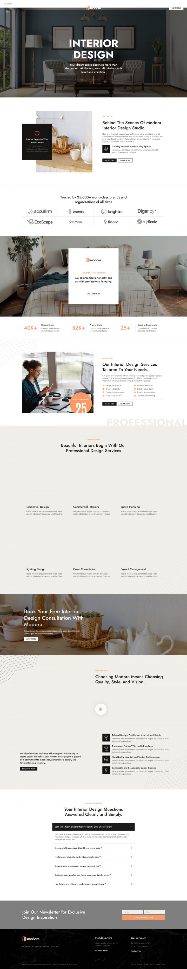 WordPress шаблон ThemeForest Modora
