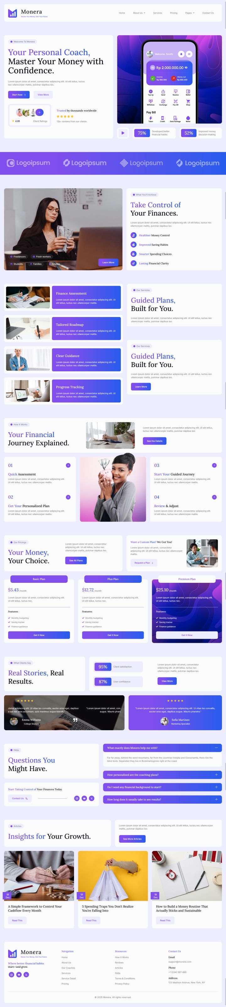 WordPress шаблон ThemeForest Monera