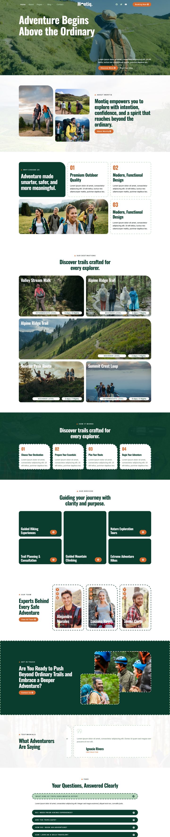 WordPress шаблон ThemeForest Montiq