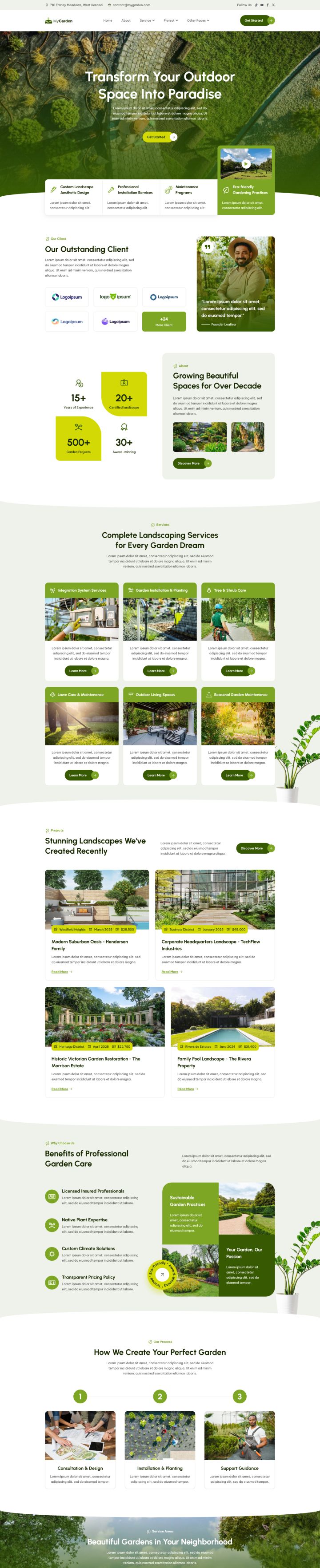 Шаблон ThemeForest MyGarden WordPress шаблон ThemeForest MyGarden