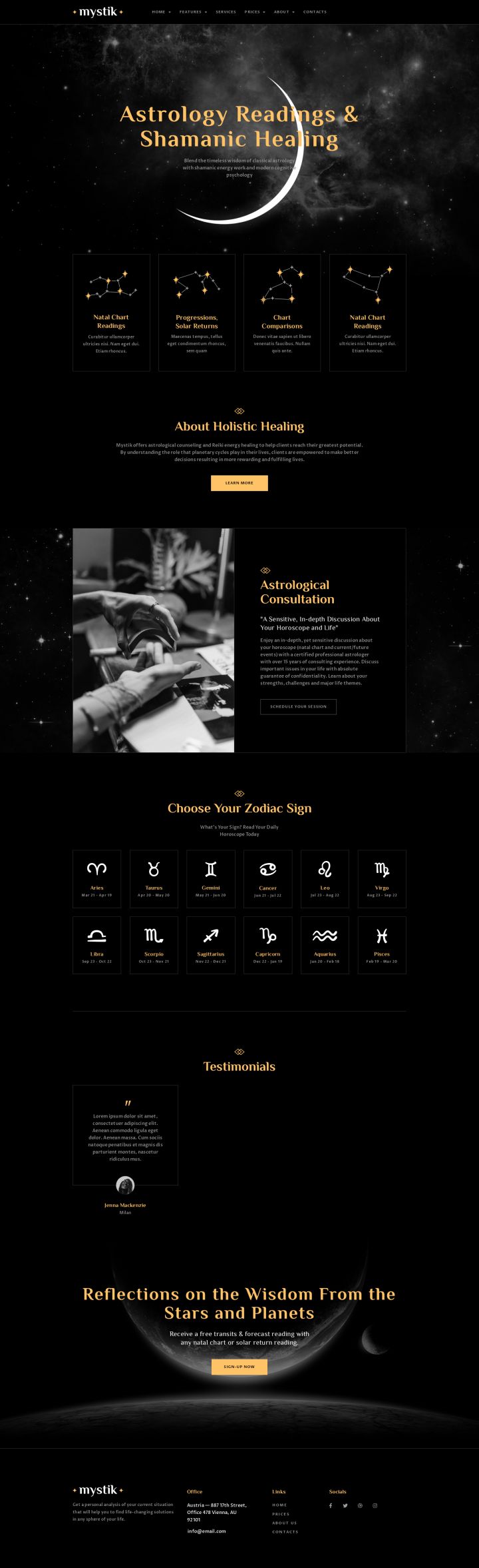 WordPress шаблон ThemeForest Mystik