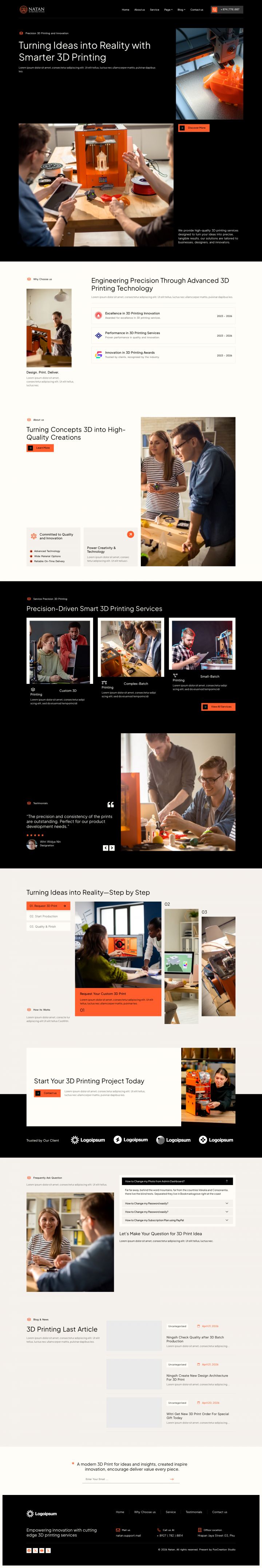 WordPress шаблон ThemeForest Natan