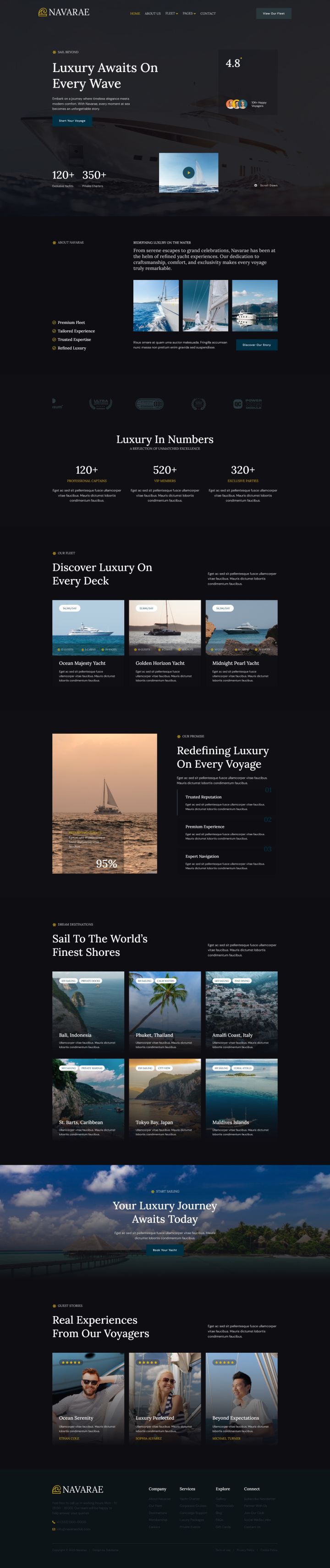 WordPress шаблон ThemeForest Navarae