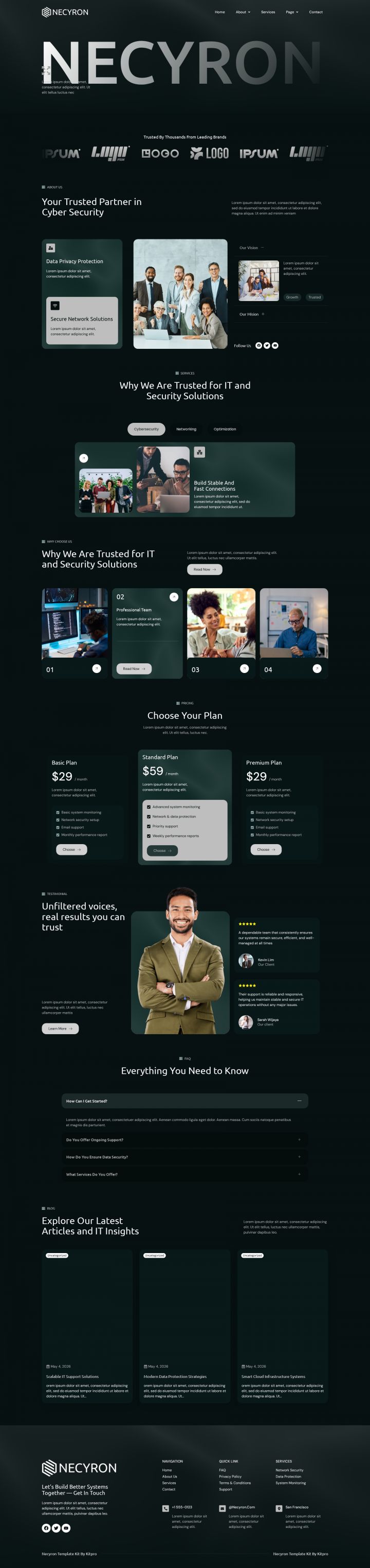 WordPress шаблон ThemeForest Necyron