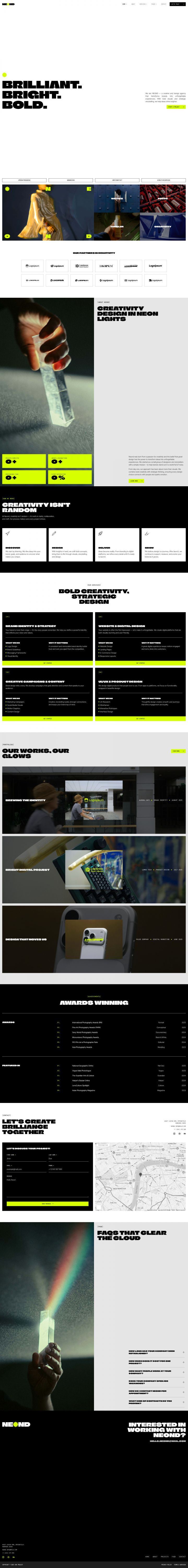 WordPress шаблон ThemeForest Neond