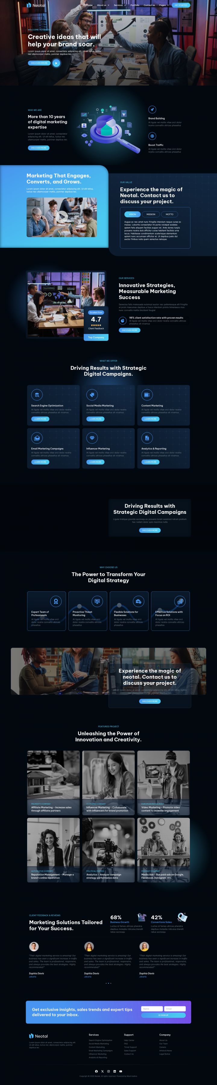WordPress шаблон ThemeForest Neotal