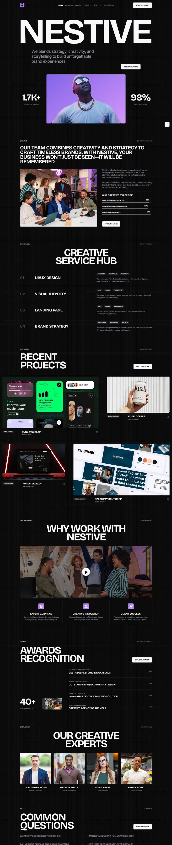 WordPress шаблон ThemeForest Nestive