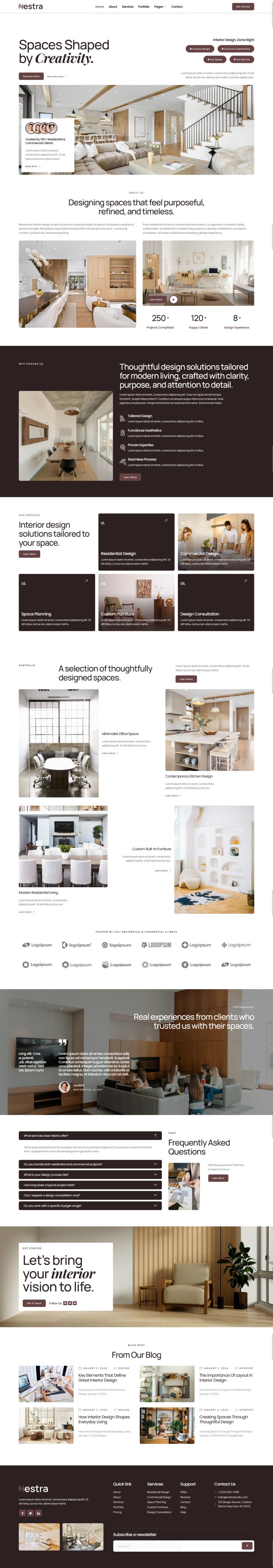 WordPress шаблон ThemeForest Nestra