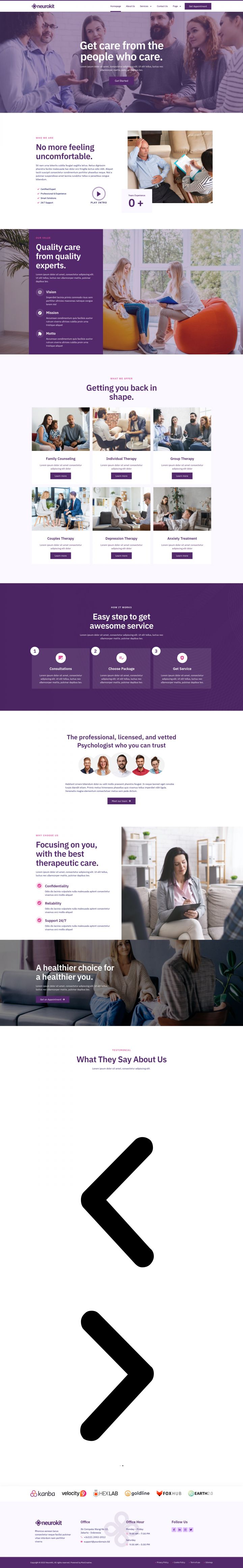 WordPress шаблон ThemeForest Neurokit