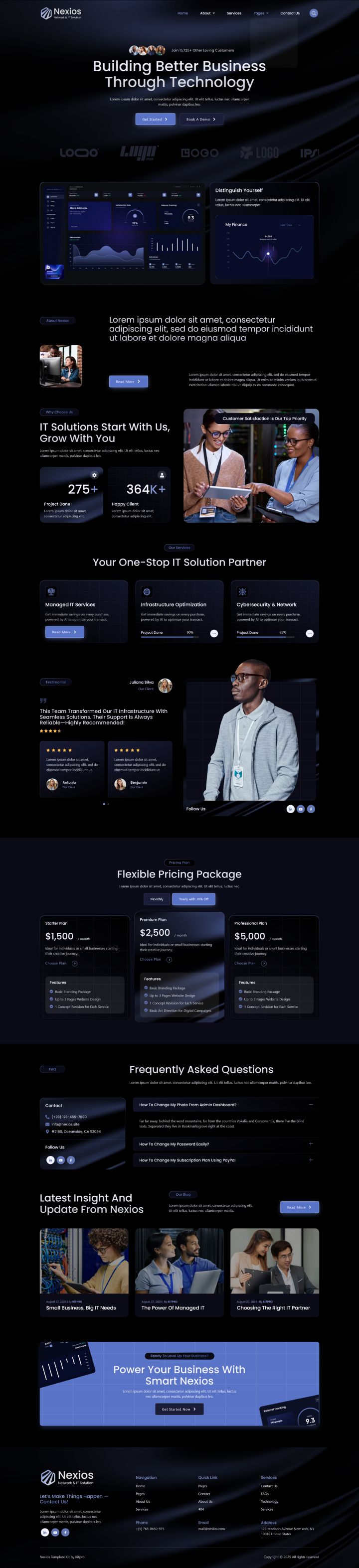 Шаблон ThemeForest Nexios WordPress шаблон ThemeForest Nexios