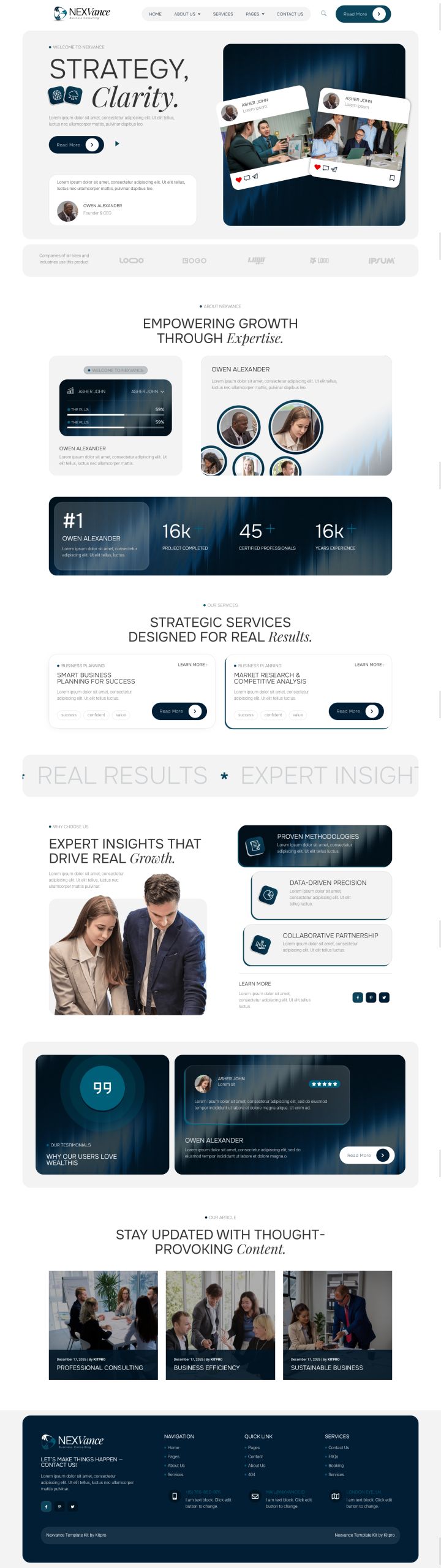 WordPress шаблон ThemeForest Nexvance