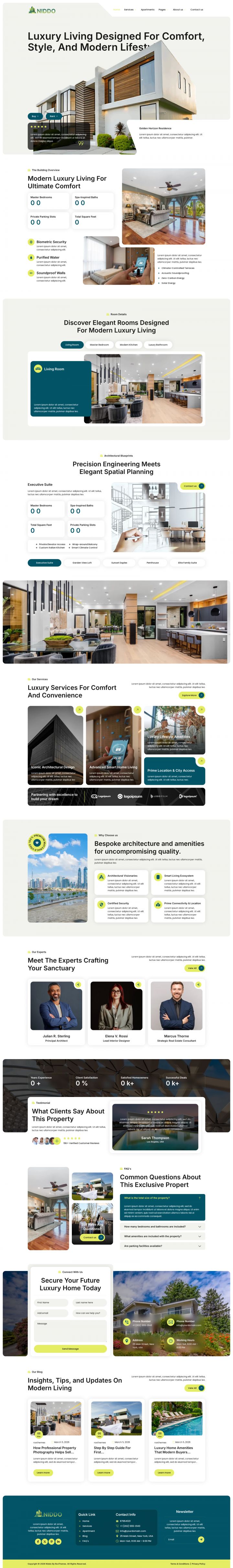 WordPress шаблон ThemeForest Niddo