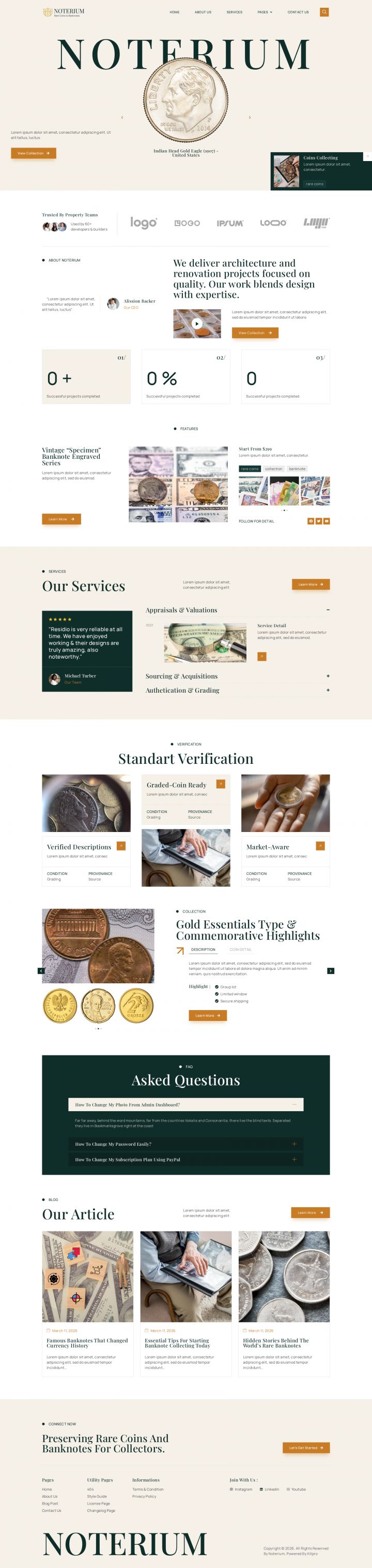 WordPress шаблон ThemeForest Noterium