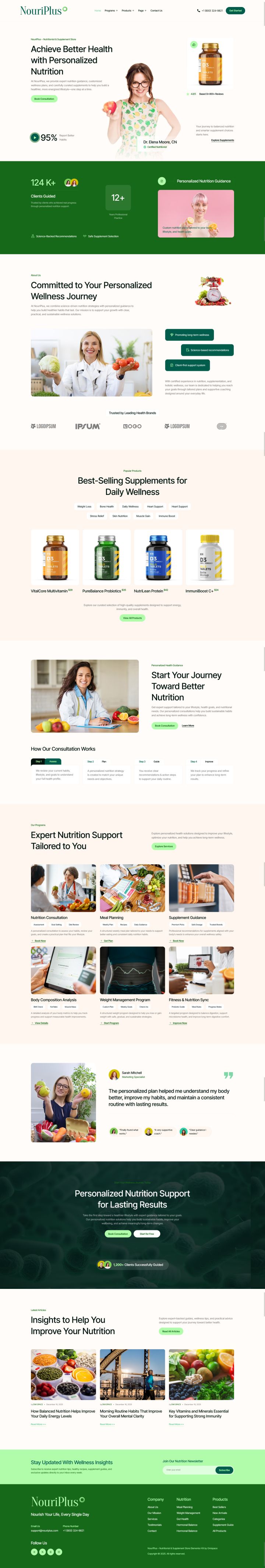 WordPress шаблон ThemeForest NouriPlus