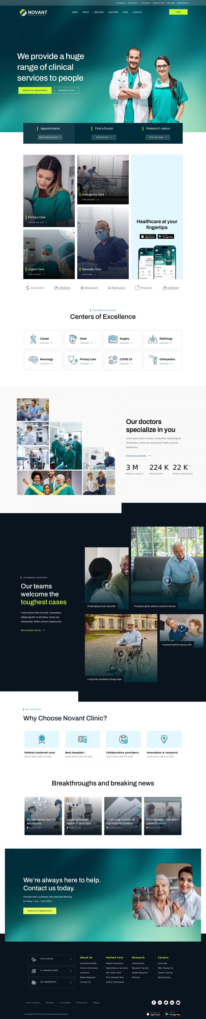WordPress шаблон ThemeForest Novant
