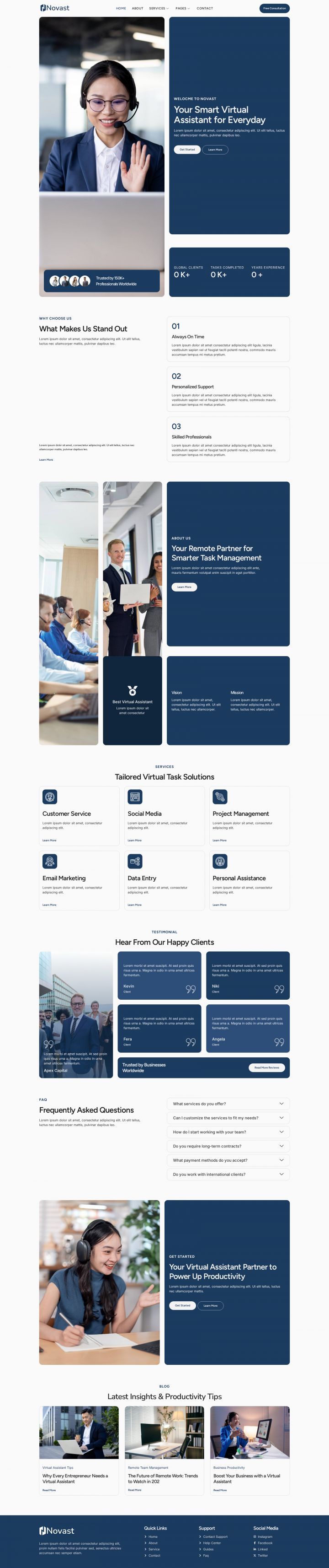 Шаблон ThemeForest Novast WordPress шаблон ThemeForest Novast